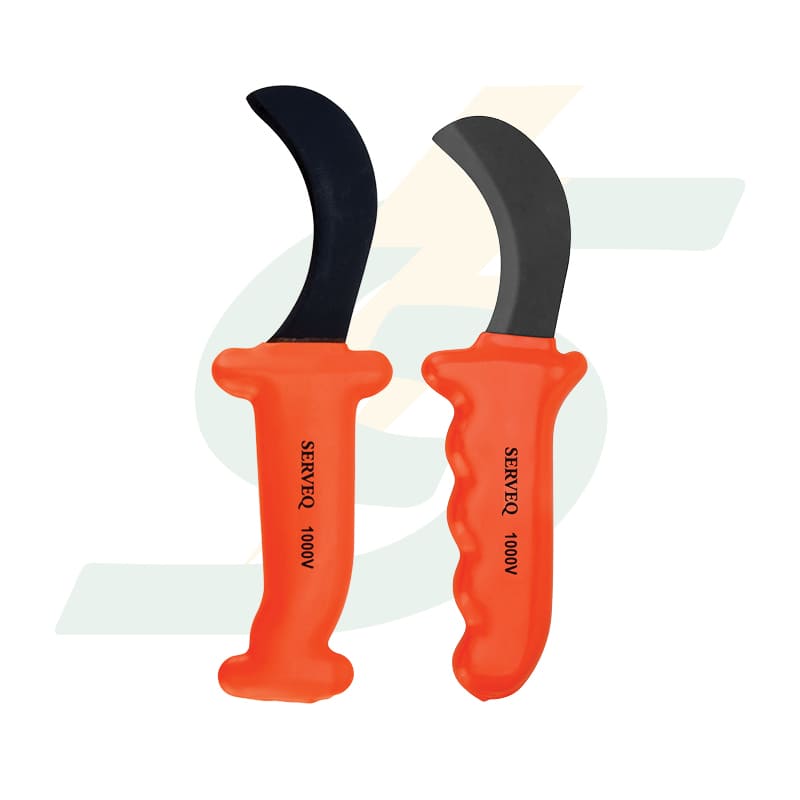 Ferramenta manual de quebra-cabeça elétrica laranja com lâmina afiada fina  para carpintaria vetor plano para pôster promocional de loja de ferragens